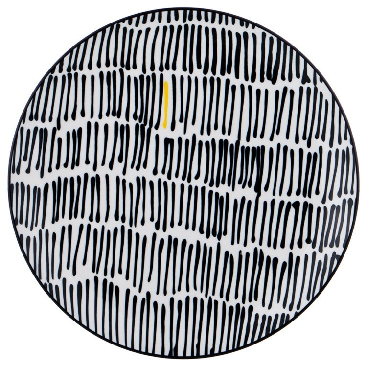 Тарелка подстановочная "черно-белое" диаметр=27 см. коллекция "vogue" Lefard (359-480)
