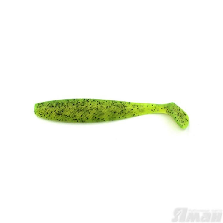 Виброхвост Yaman Sharky Shad, 4,5", цвет 10 - Green pepper, 5 шт Y-SS45-10 (70531)