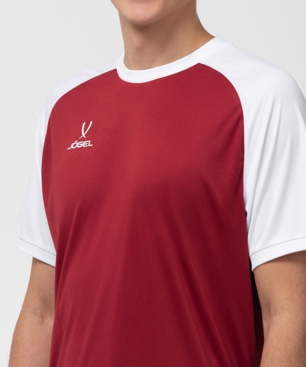 Футболка игровая CAMP Reglan Jersey, гранатовый/белый (701800) Футболка игровая CAMP Reglan Jersey, гранатовый/белый (701800)
