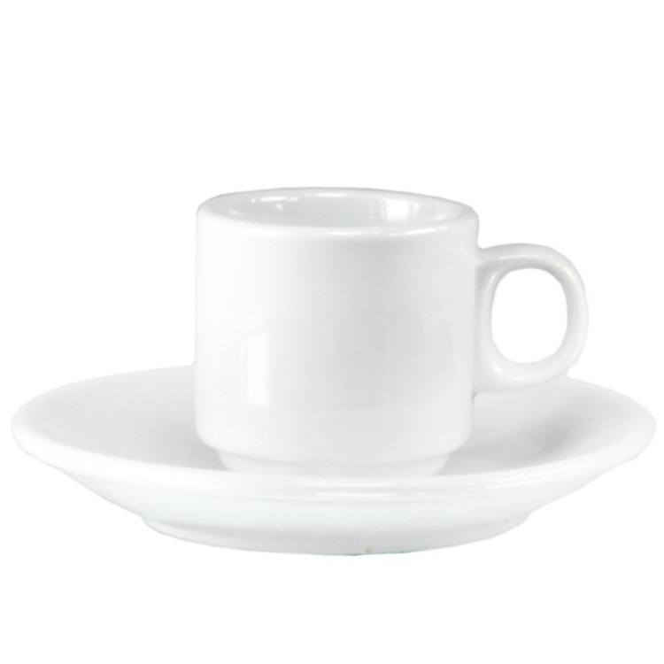 Чашка кофейная с блюдцем 100мл - Far East (D-SN43) 