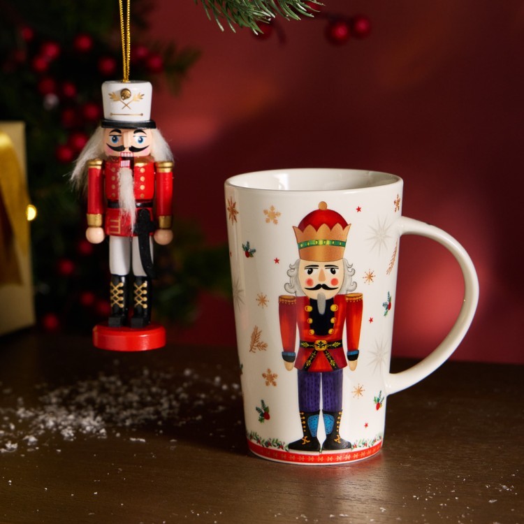 Набор подарочный lefard "щелкунчик" (кружка 385 мл в комплекте с ёлочной игрушкой) Lefard (580-098)
