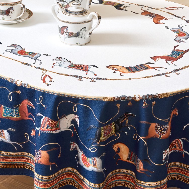 Скатерть овальная "passage"140х300см ,белый, 100% хлопок,твил, пропитка Lefard (850-759-42)