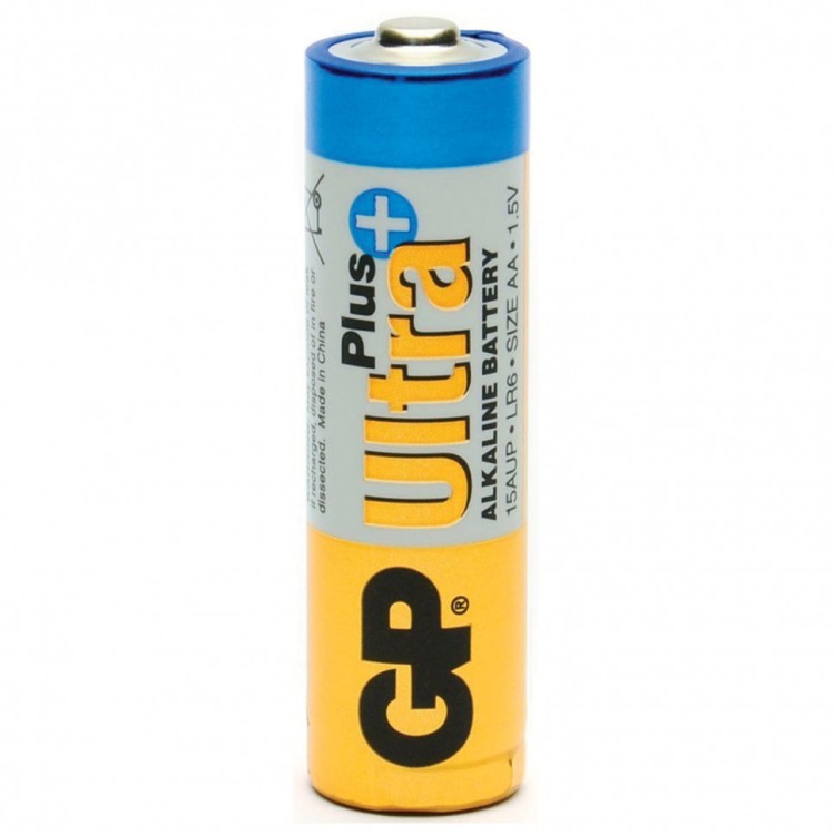 Батарейки алкалиновые GP Ultra Plus LR06 (AA) 4 шт 15AUP-2CR4 (3) (76381)