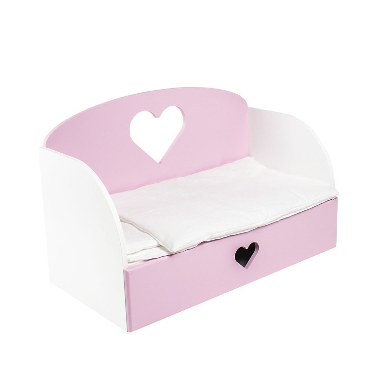 Диван – кровать "Сердце", цвет: розовый (PFD120-16)