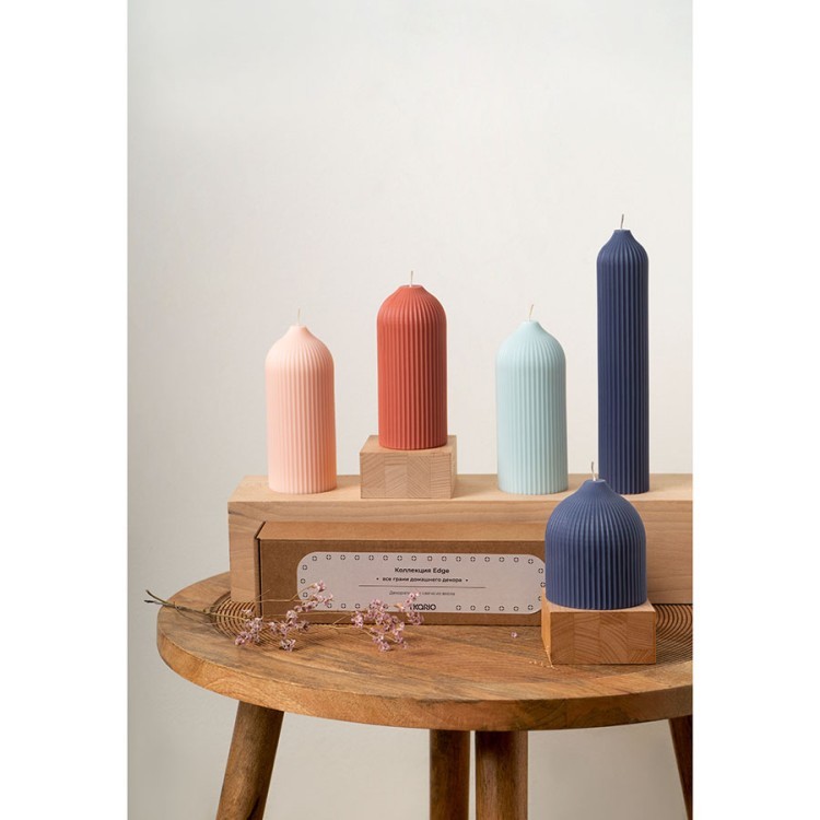 Свеча декоративная терракотового цвета из коллекции edge, 16,5 см (73486)