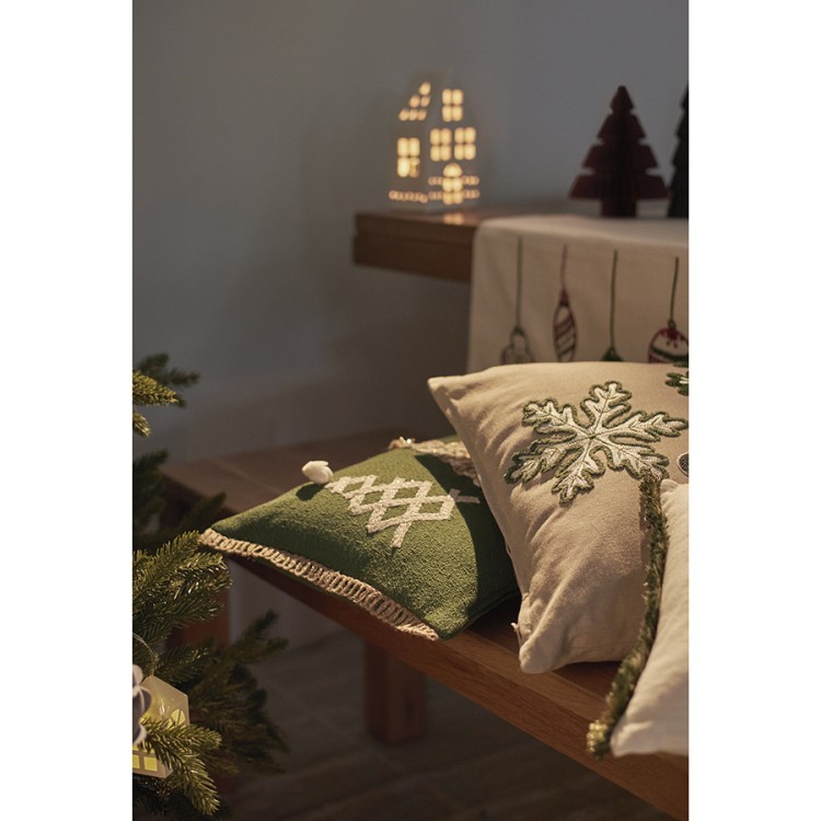 Подушка декоративная с аппликацией christmas tree из коллекции new year essential, 30х50см (75354) Подушка декоративная с аппликацией christmas tree из коллекции new year essential, 30х50см (75354)
