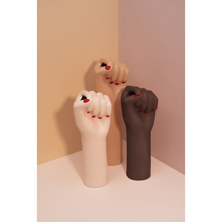 Ваза для цветов girl power, white, 26 см (75717)