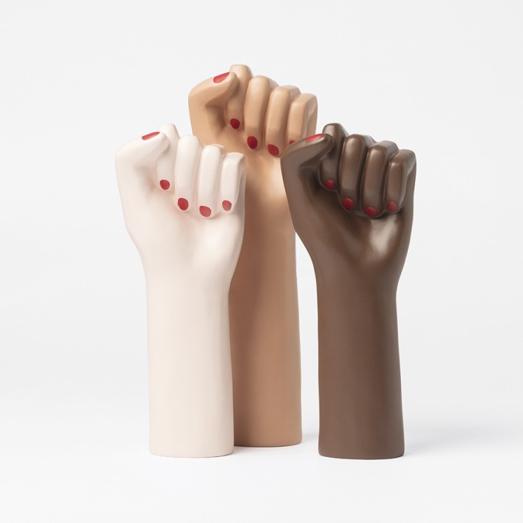 Ваза для цветов girl power, white, 26 см (75717)