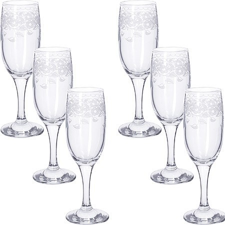 Наб 6ти стакан д/шампанского 190мл (MS419-07-01)