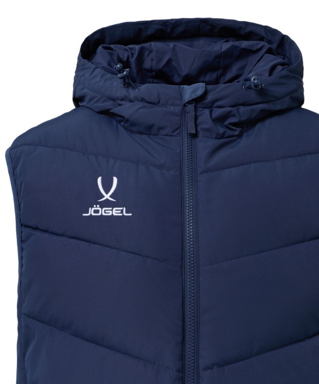 Жилет утепленный c капюшоном JOGEL ESSENTIAL PerFormPROOF Padded Hooded Vest, темно-синий, детский (2126150)