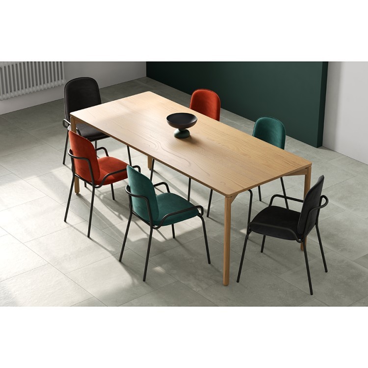 Стул ror, double frame, велюр, черный/темно-красный (74433) Стул ror, double frame, велюр, черный/темно-красный (74433)