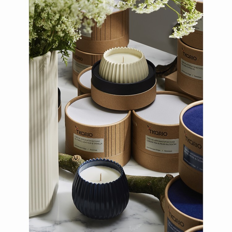 Свеча ароматическая cypress, jasmine & patchouli из коллекции edge, бежевый, 30 ч (75638) Свеча ароматическая cypress, jasmine & patchouli из коллекции edge, бежевый, 30 ч (75638)