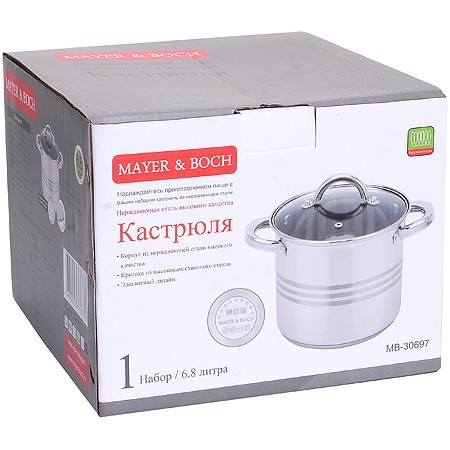 Кастрюля 6,8л Mayer&Boch (30697)