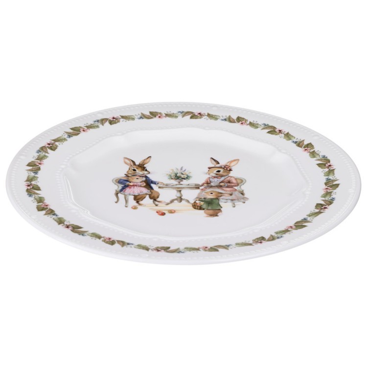 Тарелка обеденная lefard "rabbits family" 25,5 см Lefard (425-283)