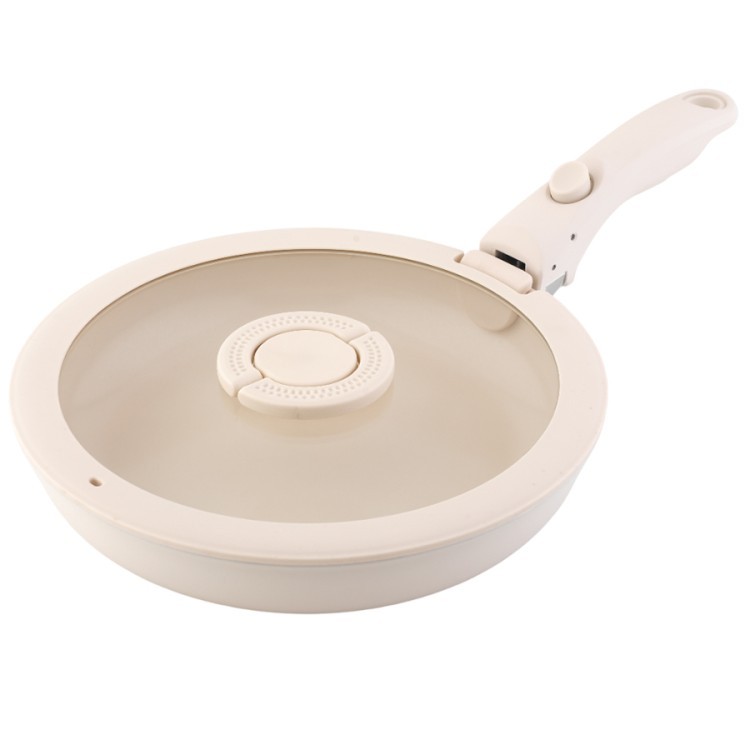 Сковорода с крышкой и съемной ручкой smart ceramic, D24 см (80495)