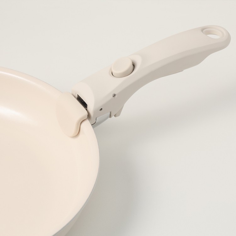 Сковорода с крышкой и съемной ручкой smart ceramic, D24 см (80495)