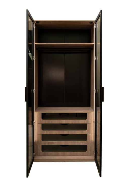 GD-10012/1-3 Шкаф Alto двух c выдв ящик,цвет дуб Урбан Кофейный,дверцы стекло(тонир) 100*57*228.5см (TT-00014198) GD-10012/1-3 Шкаф Alto двух c выдв ящик,цвет дуб Урбан Кофейный,дверцы стекло(тонир) 100*57*228.5см (TT-00014198)