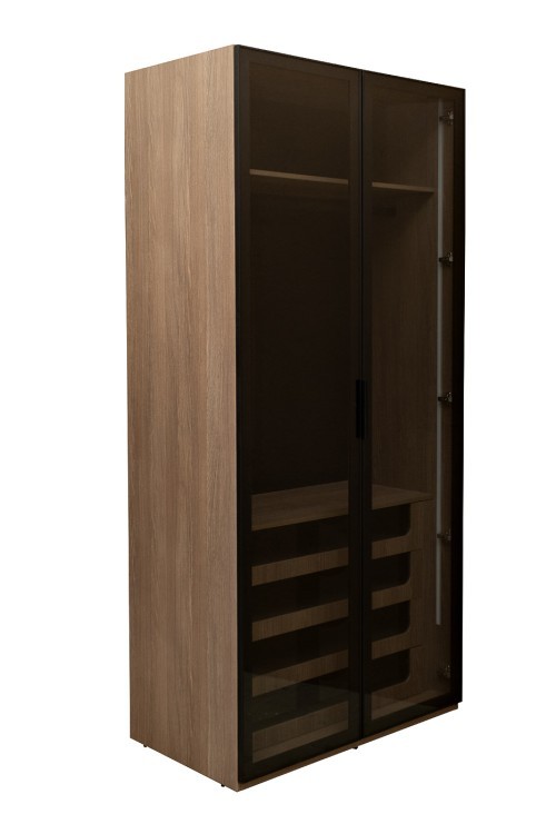 GD-10012/1-3 Шкаф Alto двух c выдв ящик,цвет дуб Урбан Кофейный,дверцы стекло(тонир) 100*57*228.5см (TT-00014198) GD-10012/1-3 Шкаф Alto двух c выдв ящик,цвет дуб Урбан Кофейный,дверцы стекло(тонир) 100*57*228.5см (TT-00014198)