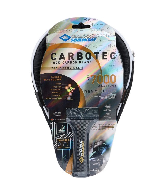 Ракетка для настольного тенниса Donic-Schildkrot CarboTec 7000 (1585288)