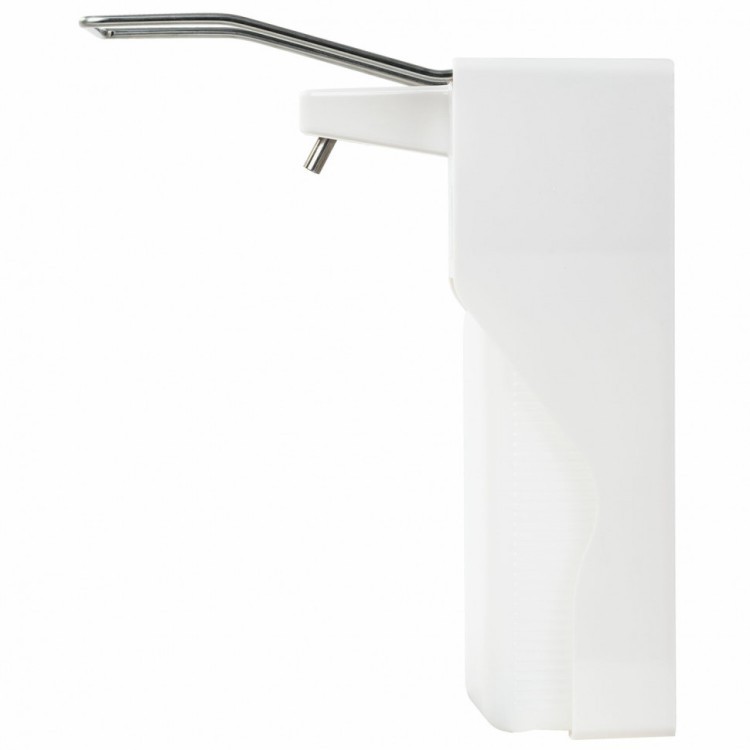 Дозатор локтевой для жидкого мыла и геля-антисептика с еврофлак. 1 л Laima ABS-пластик 607325 (1) (90231)