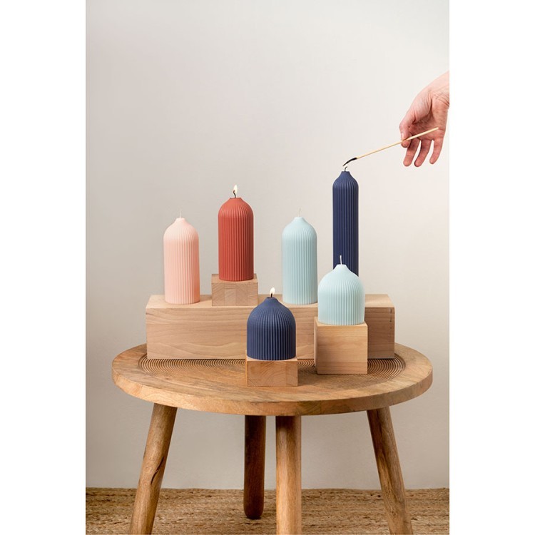 Свеча декоративная терракотового цвета из коллекции edge, 25,5 см (73487)