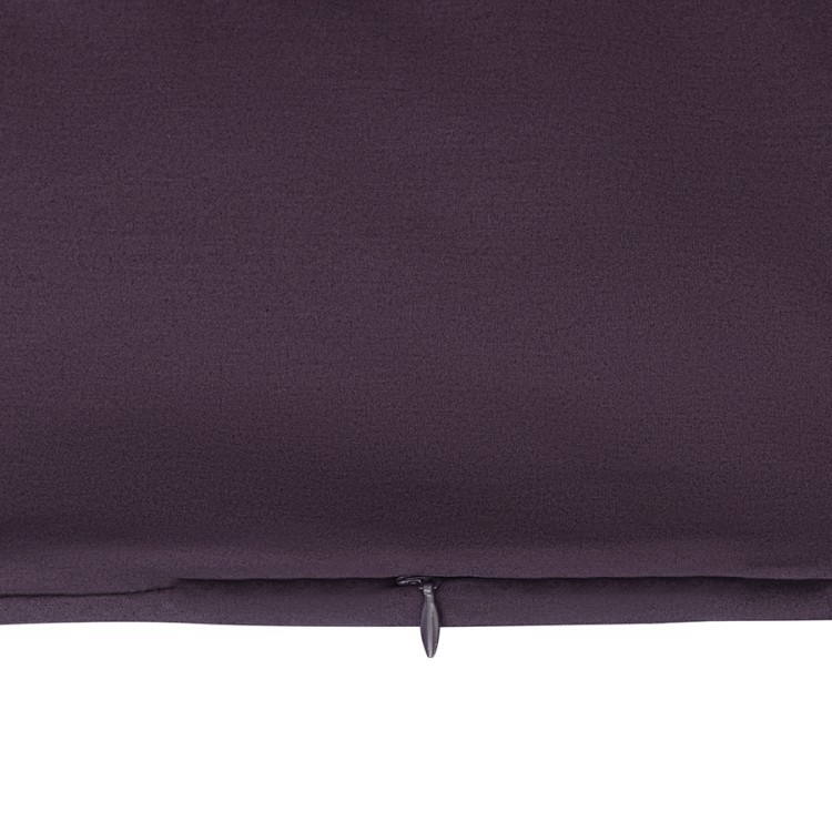 Комплект постельного белья из стираного перкаля сливового цвета из коллекции essential, 200х220 см (77734)