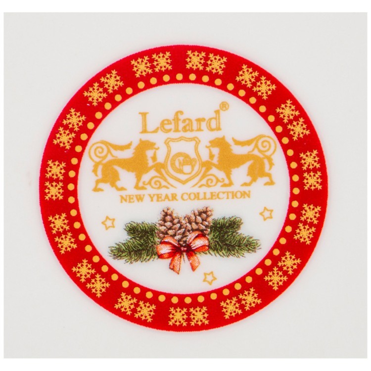 Блюдо lefard "тройка" прямоуг. 30х19х4 см красное Lefard (85-1646)