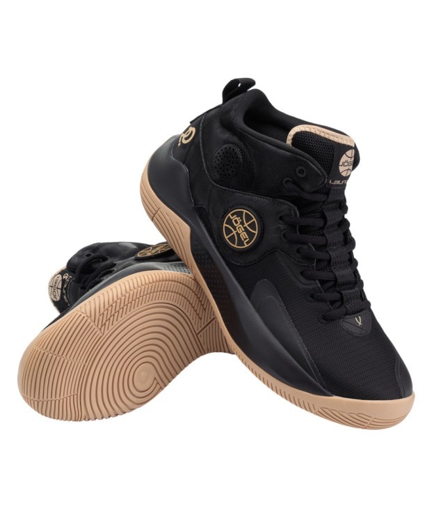 БЕЗ УПАКОВКИ Кроссовки баскетбольные JÖGEL Launch MID, Black/gold (2126488) БЕЗ УПАКОВКИ Кроссовки баскетбольные JÖGEL Launch MID, Black/gold (2126488)