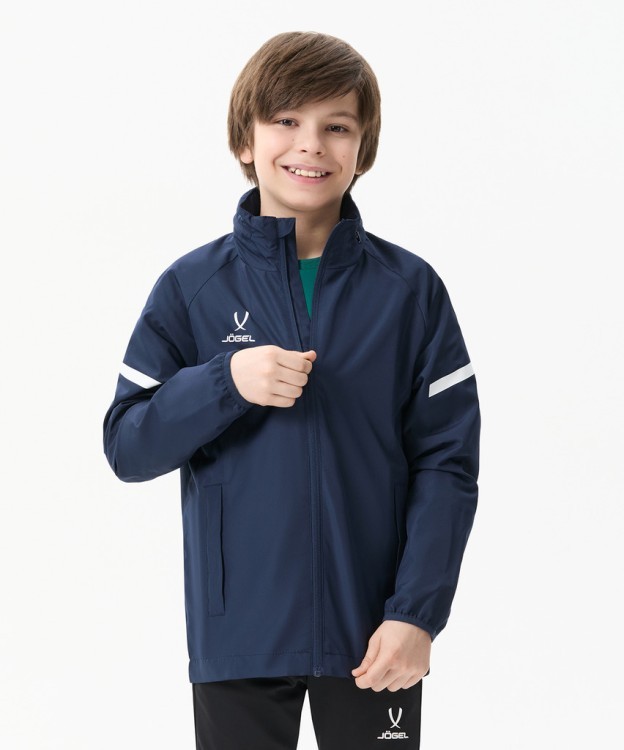 Куртка ветрозащитная JÖGEL CAMP 2 Rain Jacket, темно-синий, детский (2121580) Куртка ветрозащитная JÖGEL CAMP 2 Rain Jacket, темно-синий, детский (2121580)