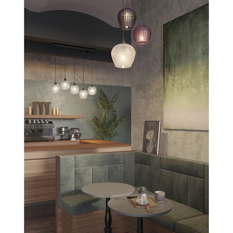 Светильник подвесной каскадный aurora, 110х18 см, прозрачный (76560) Светильник подвесной каскадный aurora, 110х18 см, прозрачный (76560)