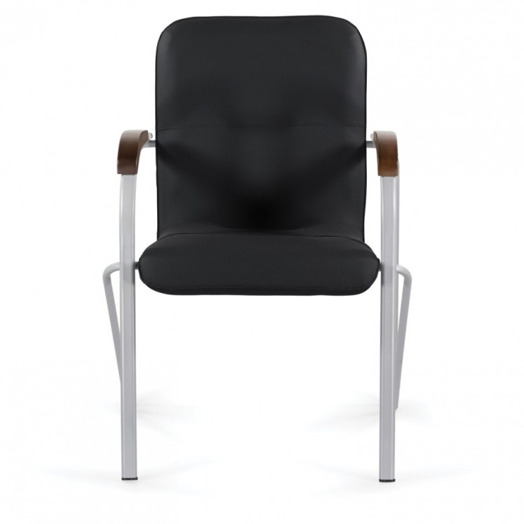Кресло BRABIX Samba CF-104 серый каркас накладки орех кожзам черный собрано 532759 (1) (94654)