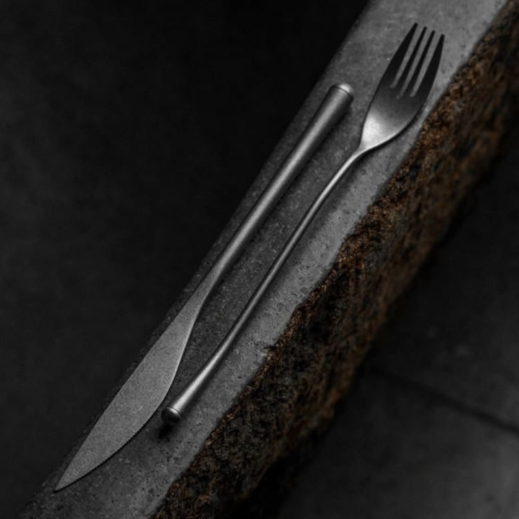Вилка десертная YG149-DF, нержавеющая сталь 18/10, stone washed, 1966
