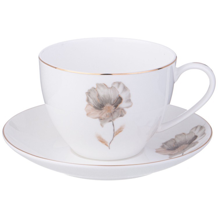 Чайный набор lefard "inspiration" золотой цветок на 6 пер. 12 пр. 260 мл Lefard (422-124)