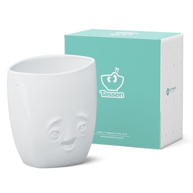 Ваза delighted, 21,5 см, белая (79888)