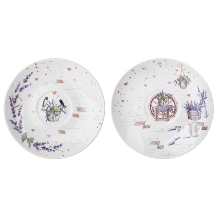 Чайный набор lefard "лавандовые коты" на 6 пер. 12 пр.  275 мл Lefard (425-173)