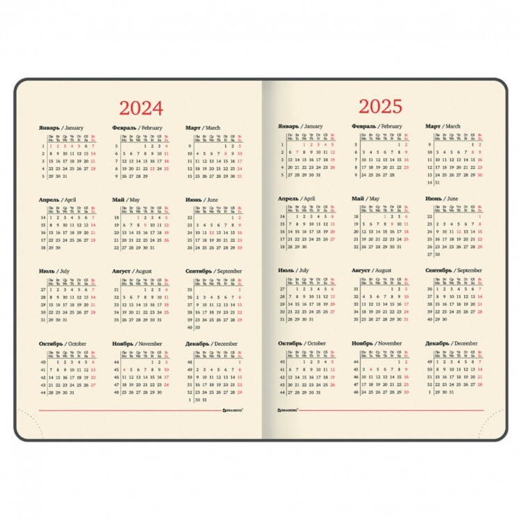 Ежедневник датированный 2024 г. А4 210х297 мм, Brauberg "Iguana", под кожу, коричневый, 114776 (89399)