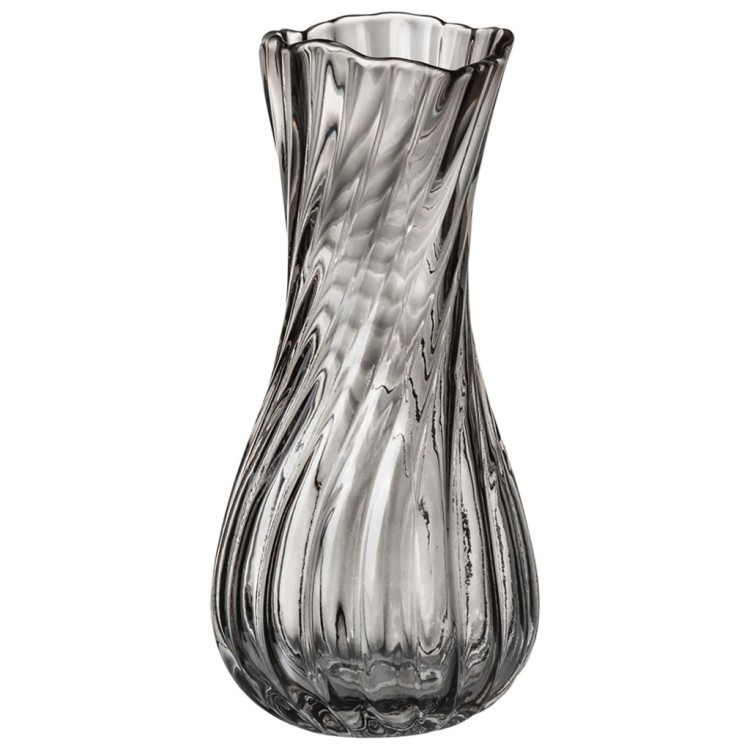 Ваза lefard "glass nature" grey 12*12*25,5 см Lefard (698-136)
