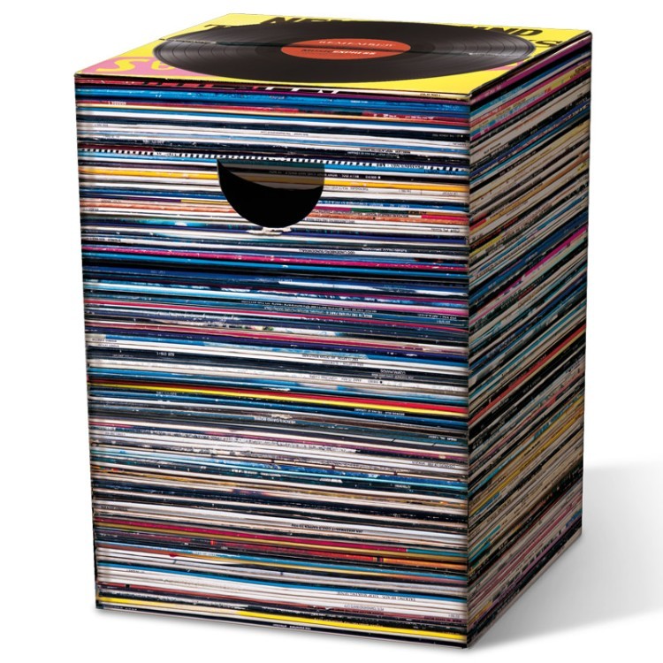 Табурет картонный music express, 32,5х32,5х44 см (51980)