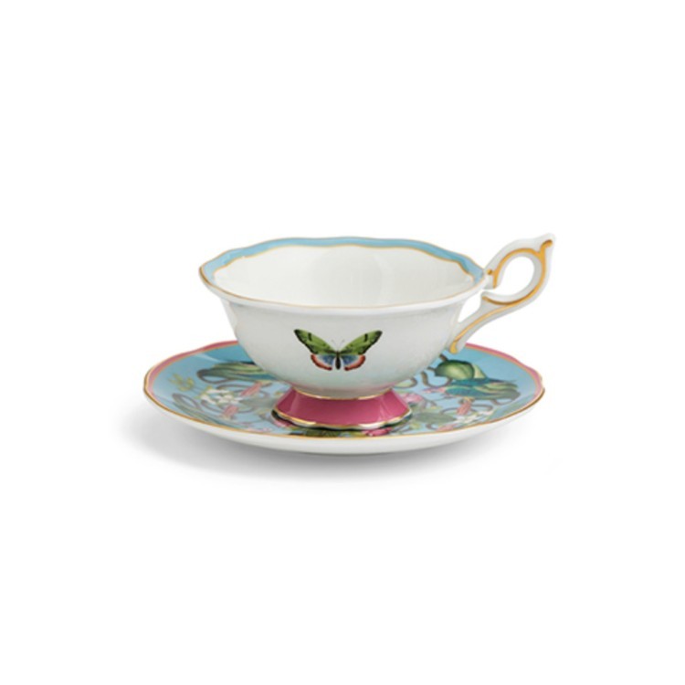 Чайная пара 1057267, костяной фарфор, mixed, WEDGWOOD