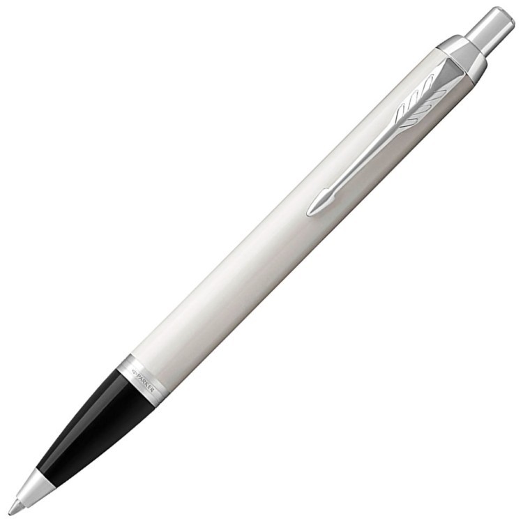 Ручка шариковая Parker IM Core White Lacquer CT 1931675 (65913)
