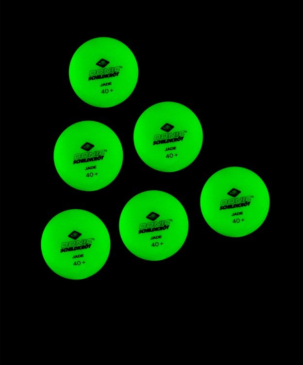 Мяч для настольного тенниса Glow in the dark, 6 шт. (825635)