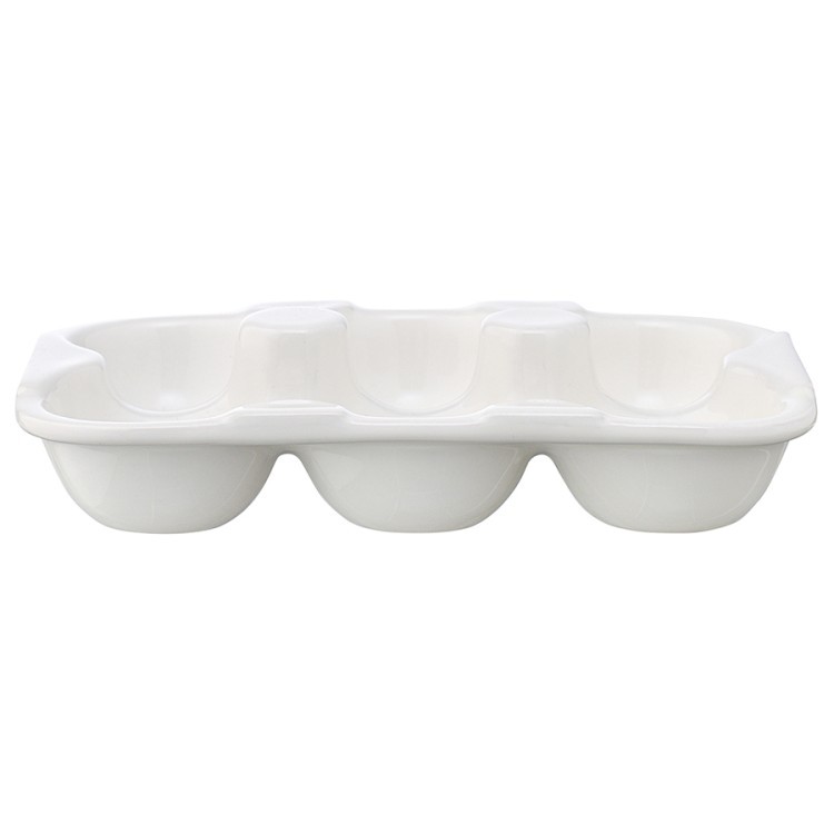 Подставка для яиц simplicity, 18,6х12,4 см, белая (75100) Подставка для яиц simplicity, 18,6х12,4 см, белая (75100)