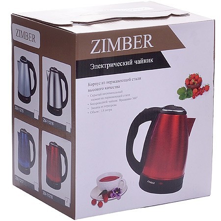 Чайник электрическикй метал 1,8л ZM (11218)