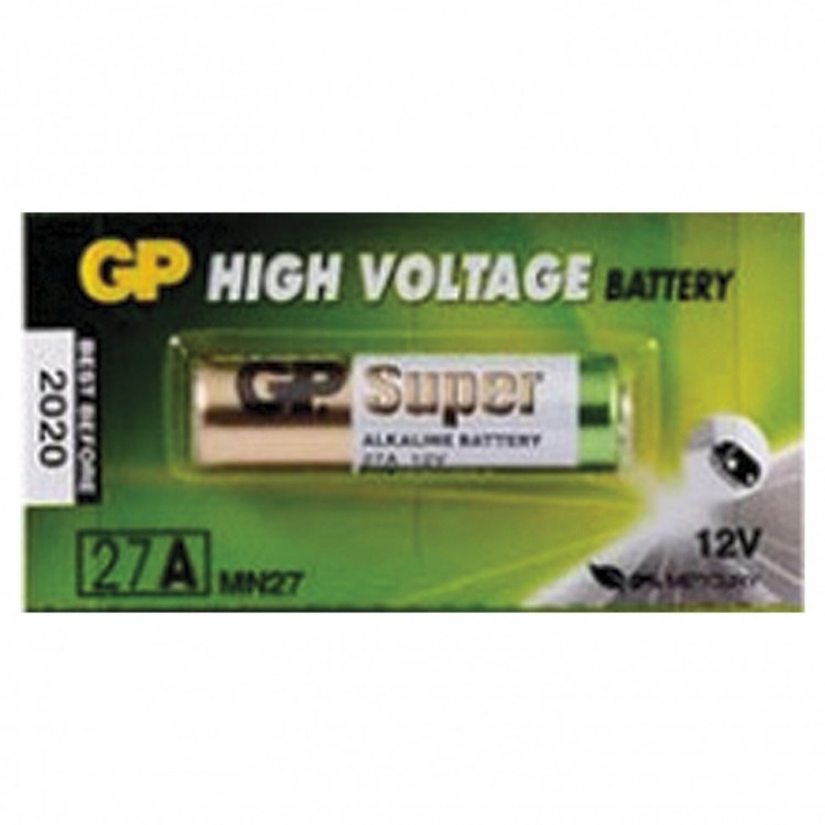 Батарейка алкалиновая GP High Voltage MN27 1 шт 27AFRA-2C5 (10) (76384)