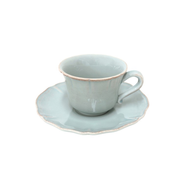 Чайная пара TCS01-TRQ(TCS01-00201D), керамика, Turquoise, Costa Nova