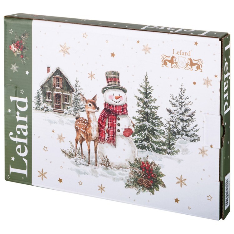 Блюдо овальное lefard "winter story" 30 см (425-320) 