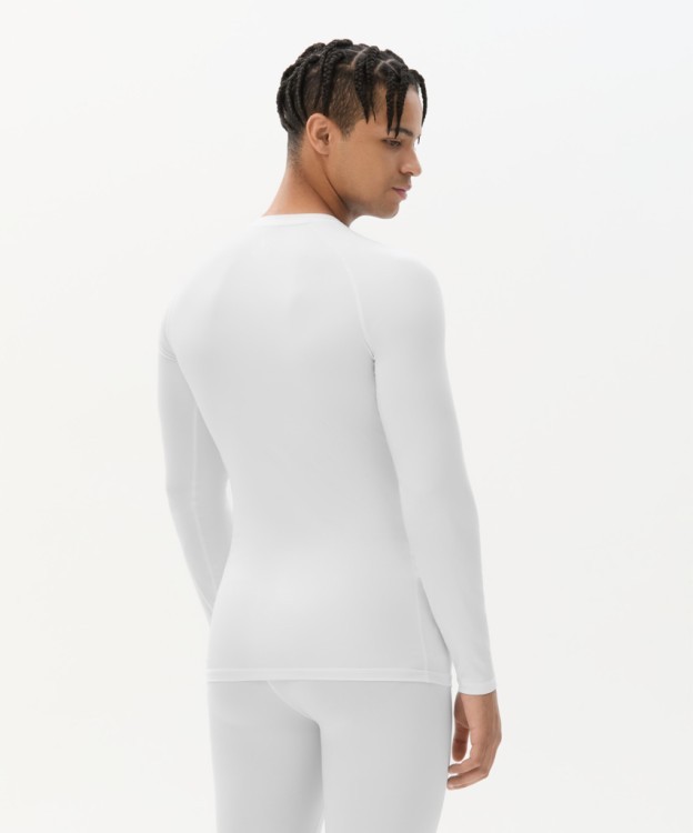 Футболка компрессионная с длинным рукавом JOGEL PerFormDRY Baselayer LS Tee, белый (2128922)