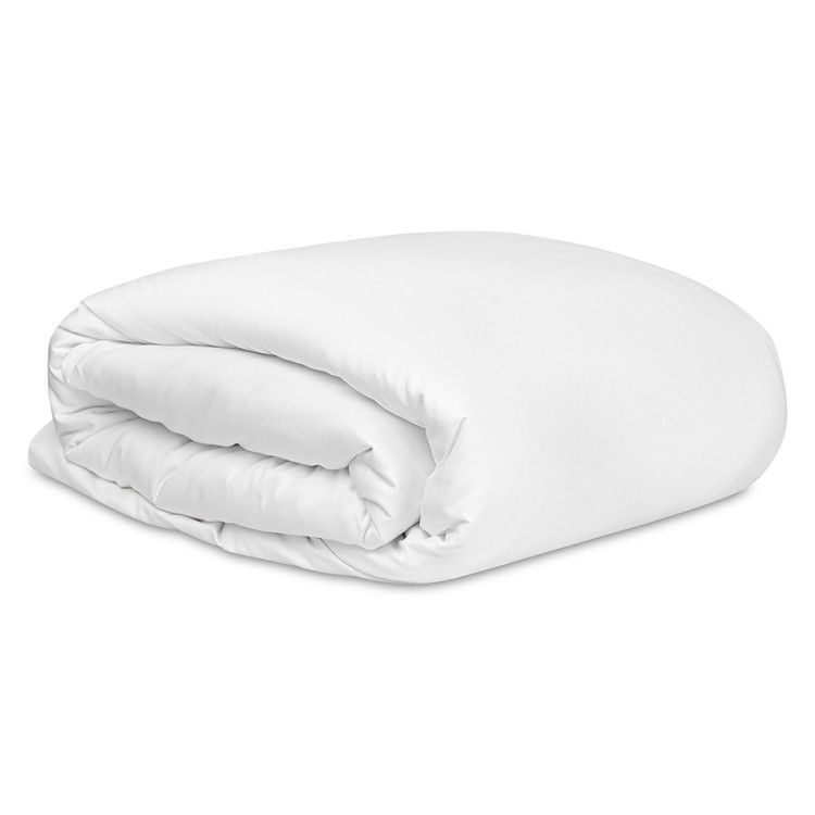 Комплект постельного белья из плотного сатина белого цвета из коллекции essential, 200х220 см (77116)
