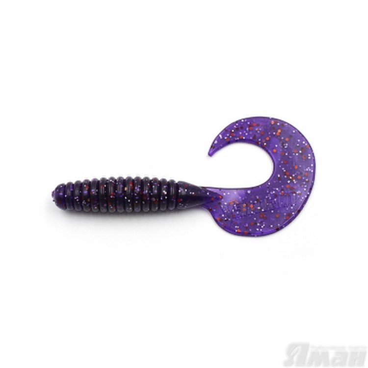 Твистер Yaman Spiral, 6", цвет 08 - Violet, 4 шт Y-S6-08 (70639)