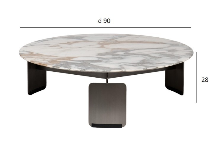 Стол журнальный, мрамор Arabescato Corchia d90*28см (TT-00013055) Стол журнальный, мрамор Arabescato Corchia d90*28см (TT-00013055)